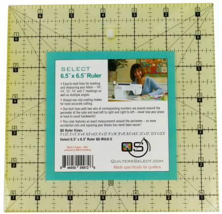Quilters Sel 6.5 x 6.5 Ruler