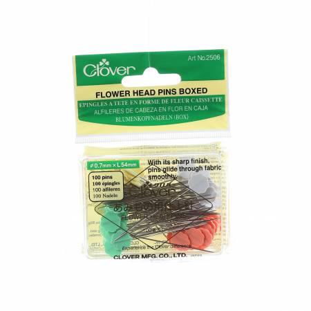 Flower Head Pins 100 count