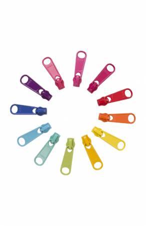 Bright zipper pulls