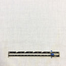 White on White Tiny Lines Uneven grid style