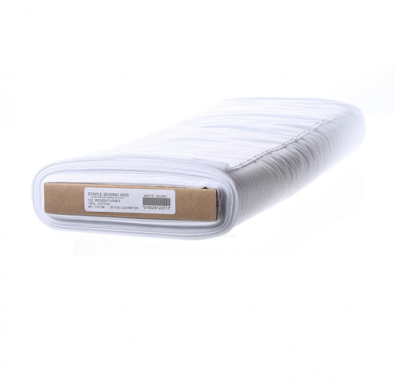 Woven Fusible White 45" Light