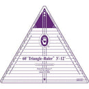 60 Degree Triangle Ruler 3-12"