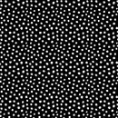 White Abstract Dots on Black