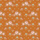 Small Pink Flowers on Rust