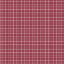 Woven Red & White Mini Plaid