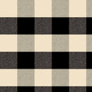 Buffalo Plaid Cream Black