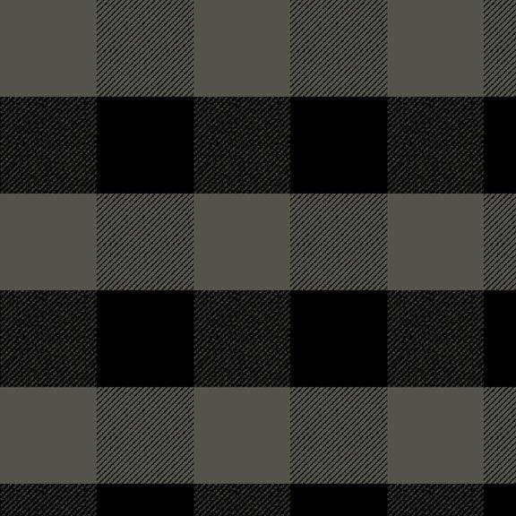 Buffalo Plaid Grey Black