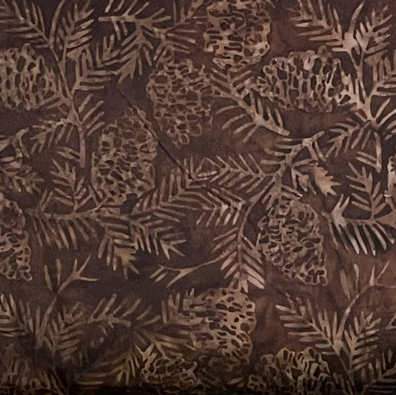 Brown w Tan Pinecones & Needle