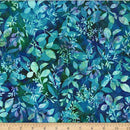 Teal Green w Leaves Draping