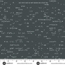 White Typewriter Text on Black