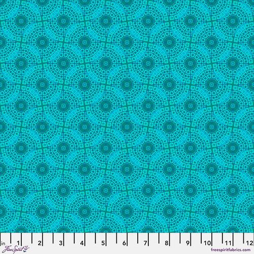 Bright Teal w Ceiling Tiles