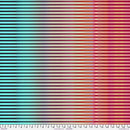 Striped Ombre Peach to Teal