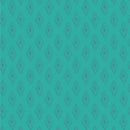 Diamonds on Dark Mint Green