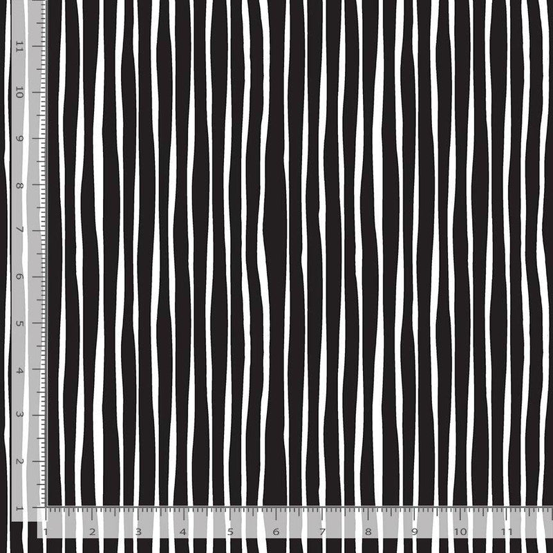 Bandage Stripe Black w White