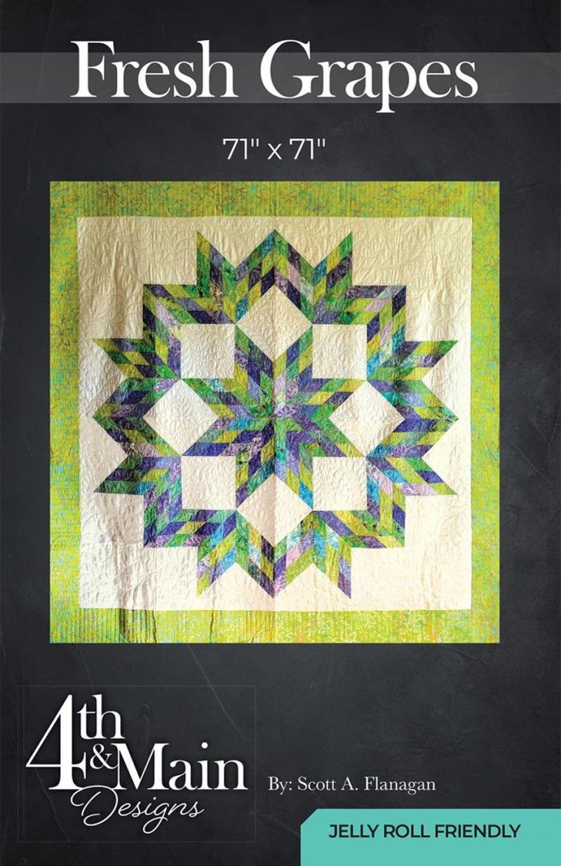 Fresh Grapes Pattern By Scott Flanagan