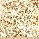 Carmel Brown Leaves on Cream