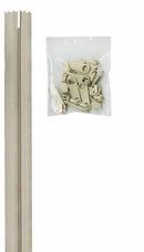 Zipper by the Yard Natural