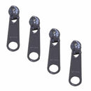 6 Zipper Slides Charcoal