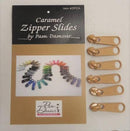 6 Zipper Slides Caramel