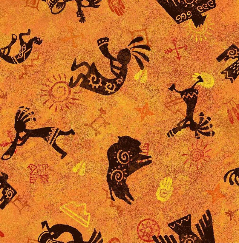 Kokopelli Copper Orange