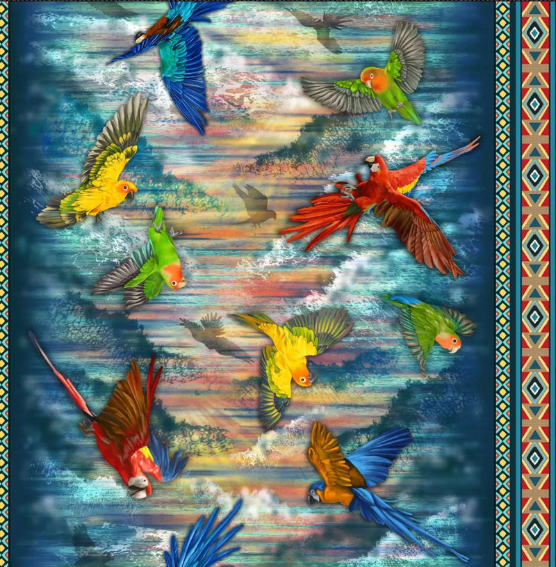 Parrot Stripe Multi Colored