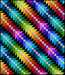 Cascading Colors Quilt Pattern