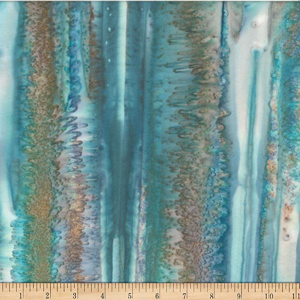 Teal & Brown Paint Stripe