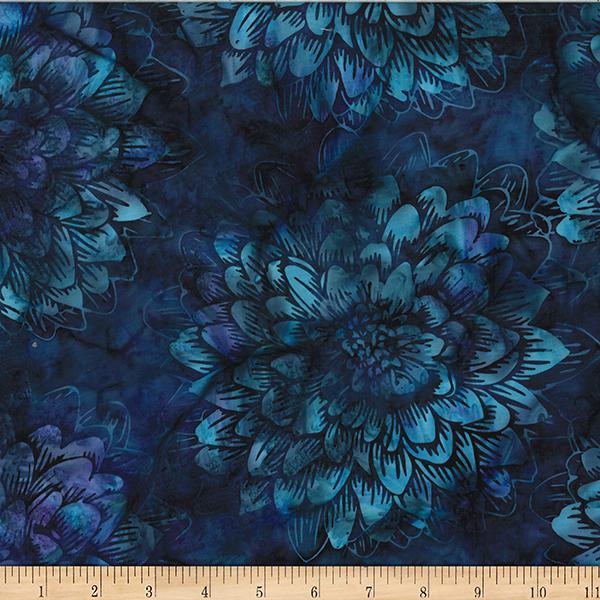 Blue & Purple Dahlias, Iris