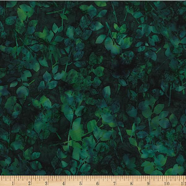 Emerald Green w Green Leaves