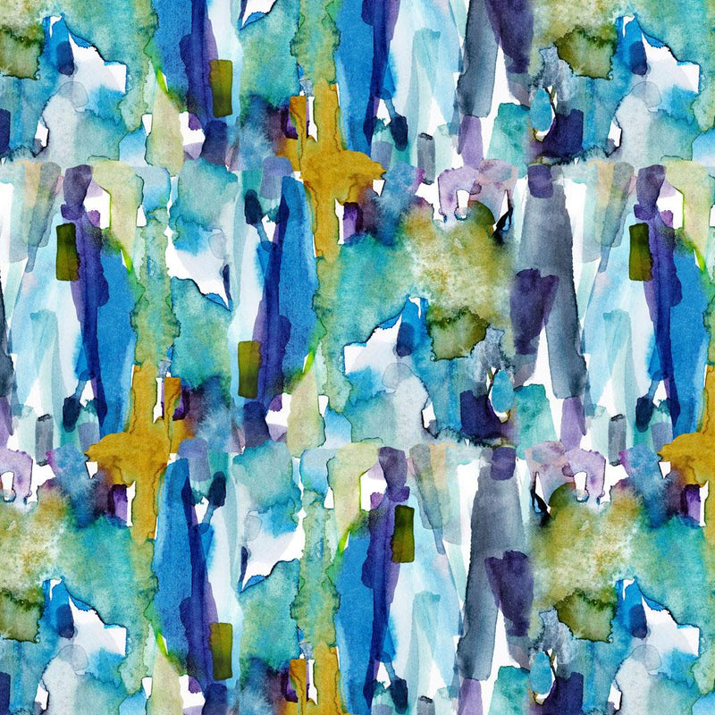 Blue Digital Watercolor