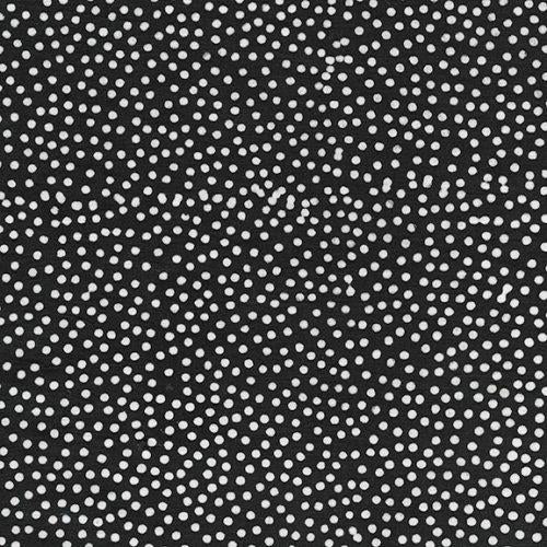 Batik White Dots on Black