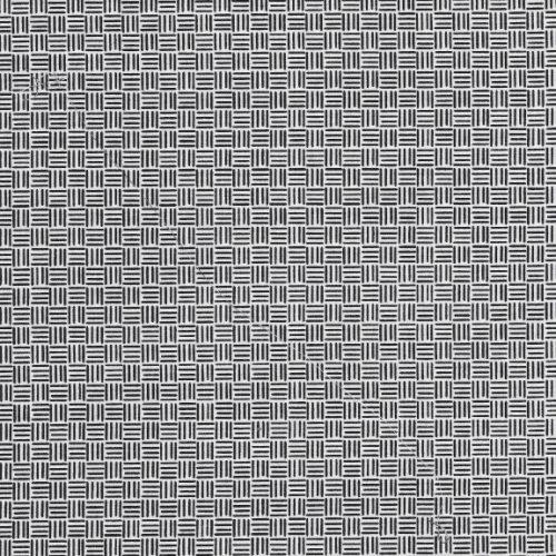 Black Basket Weave on White