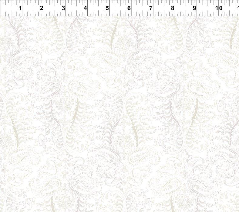 Cream Paisley Tonal