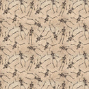 Dancing Skeletons on Tan