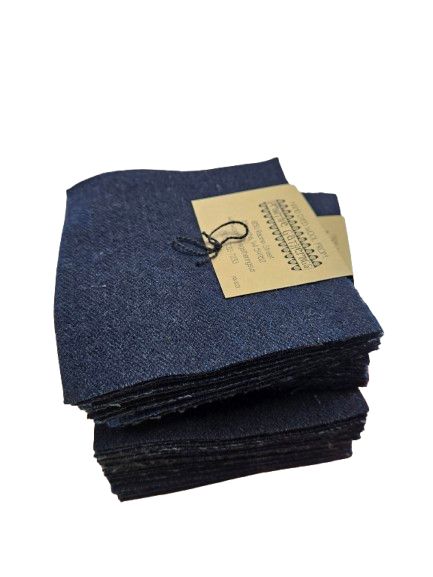 Wool Charms 5" Navy