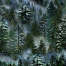 Misty Mountain Overhead Trees