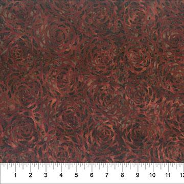 Rust w Brown Round Flowers