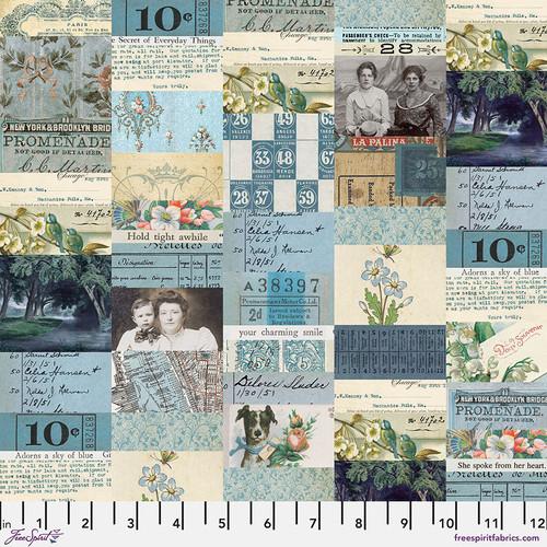 Palette Blue Collage