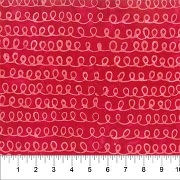 Batik Red w Cursive E's