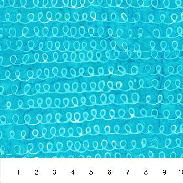 Batik Turquoise w Cursive E's