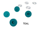 Teal Magnetic Snaps