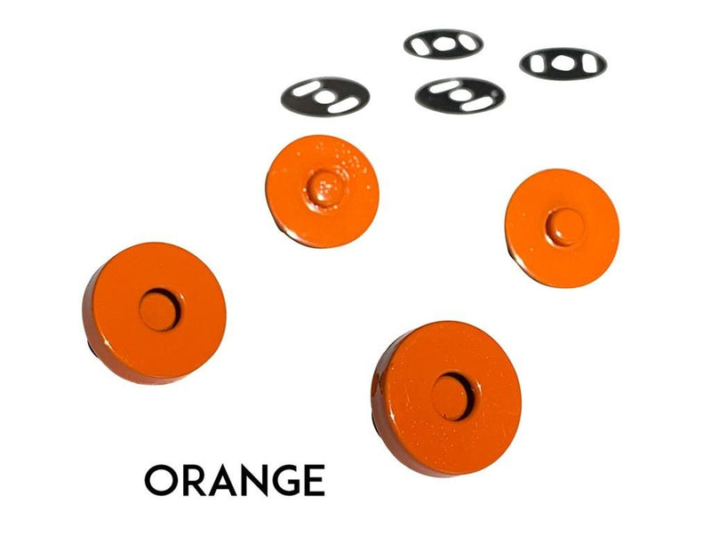 Orange Magnetic Snaps