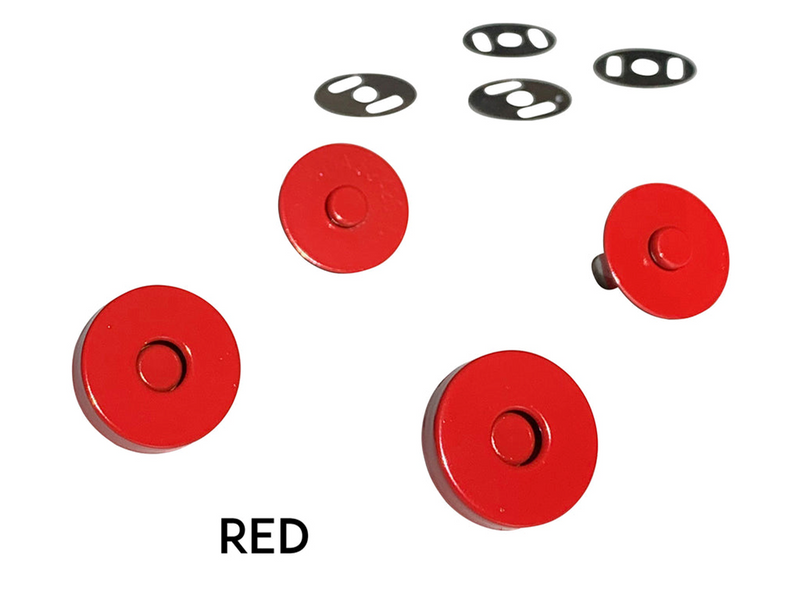 Red Magnetic Snaps