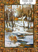 PANEL: First Snow 32" x 43"