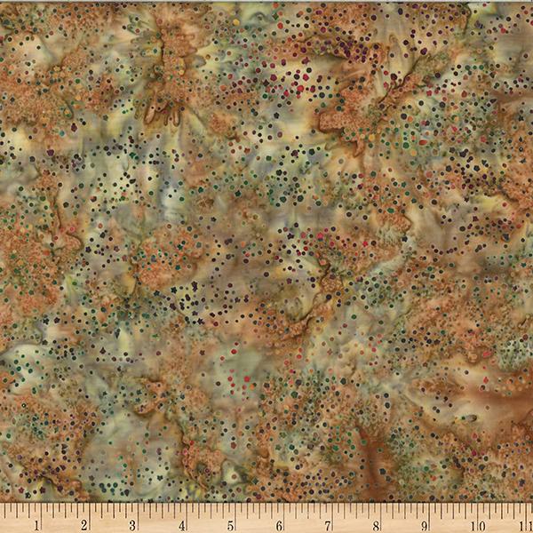 Tanish Orange w Multi Dots