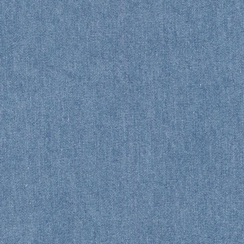 56" Wde Lt Indigo Washed Denim 6.5 oz