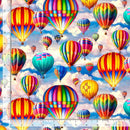Multi Hot Air Balloons on Sky