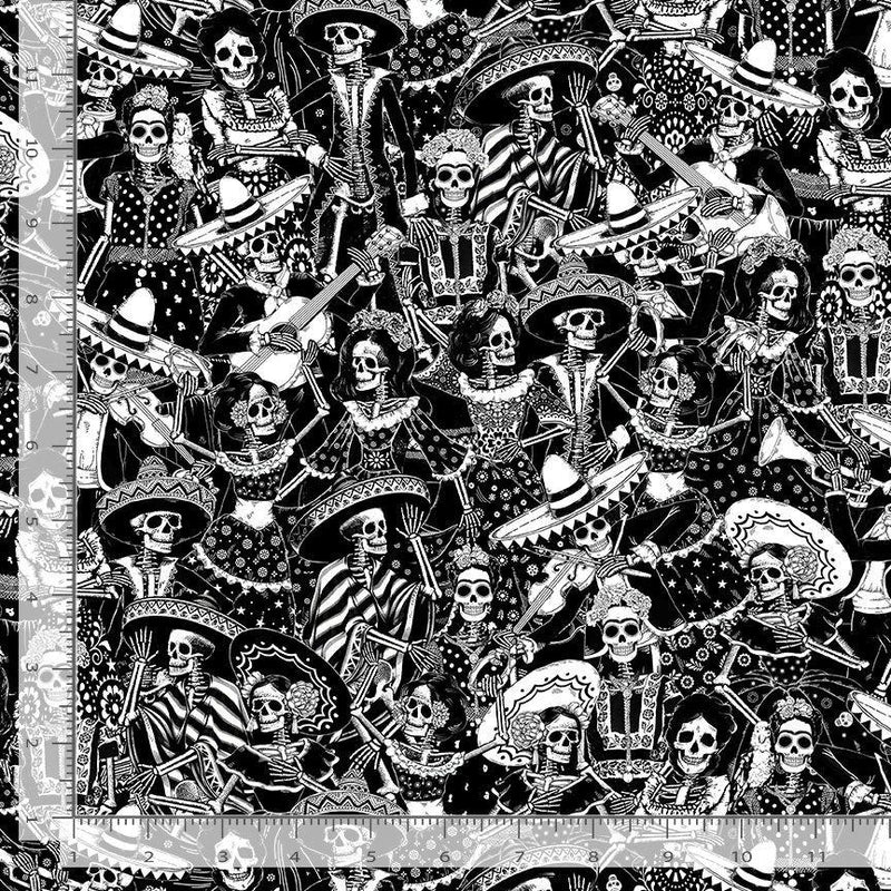 B&W Day of the Dead Party