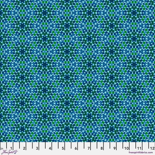 Blue Green Mosaid Kaleidoscope