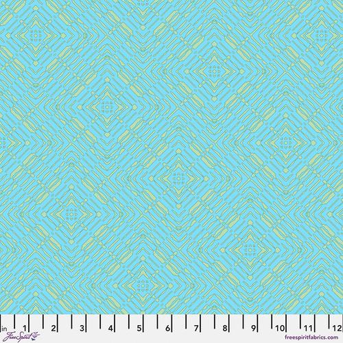Teal & Lime Kaleidoscope